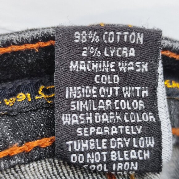 Southpole jeans low-rise black with gold details women's junior size 7 - Picture 7 of 15